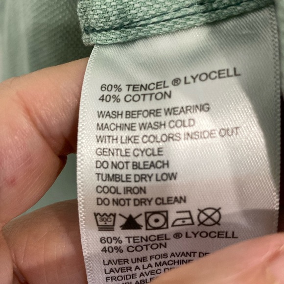 Tommy Bahama Tencel & Cotton Luxury Feel Long Sleeve Button Down Shirt |Size XL - Picture 4 of 13